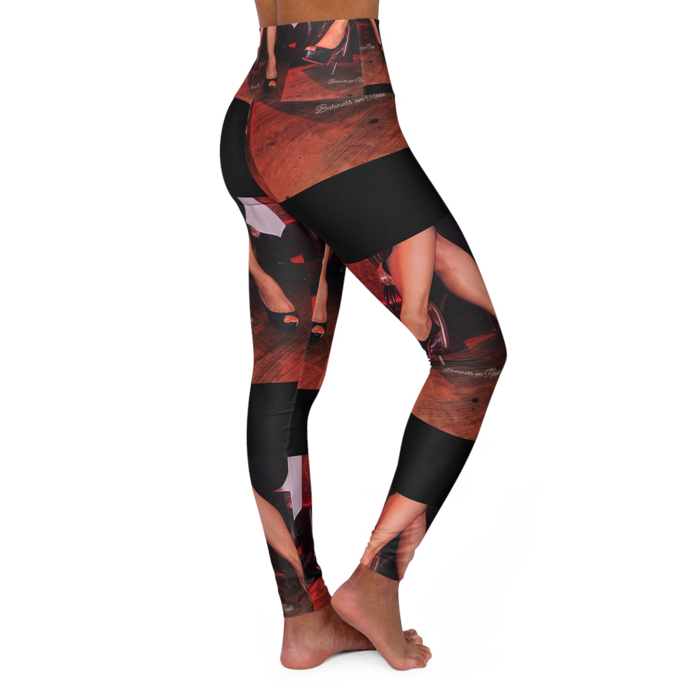 High Waisted Yoga Leggings (AOP)