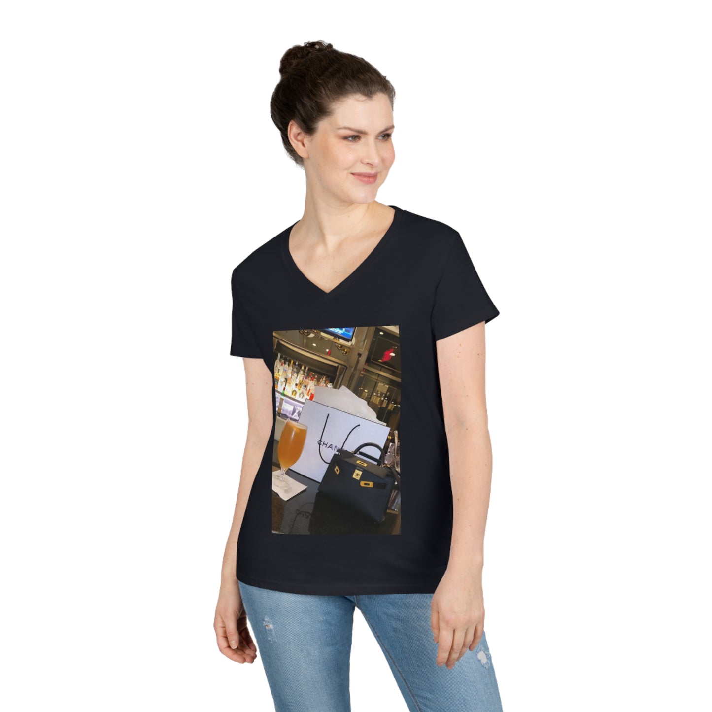 Ladies' V-Neck T-Shirt